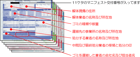 マニフェストの確認